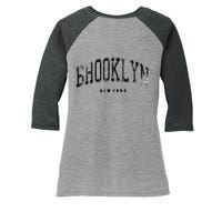 Vintage Brooklyn Women's Tri-Blend 3/4-Sleeve Raglan Shirt