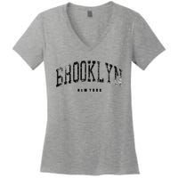 Vintage Brooklyn Women's V-Neck T-Shirt