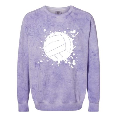 Volleyball Beach Volleyball Player Gift Colorblast Crewneck Sweatshirt