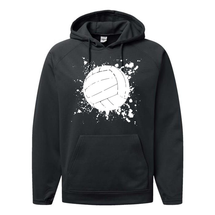 Volleyball Beach Volleyball Player Gift Performance Fleece Hoodie