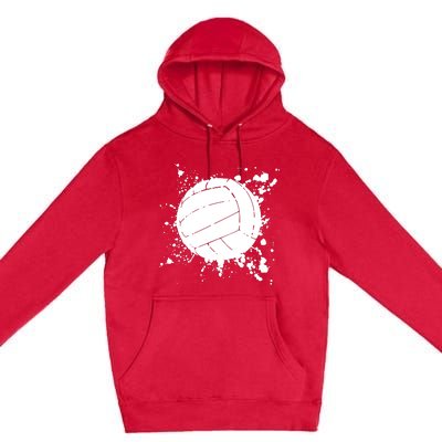 Volleyball Beach Volleyball Player Gift Premium Pullover Hoodie