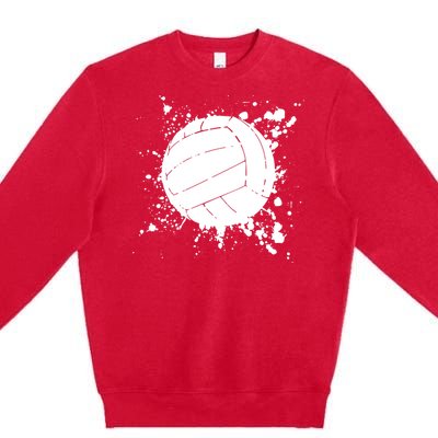 Volleyball Beach Volleyball Player Gift Premium Crewneck Sweatshirt