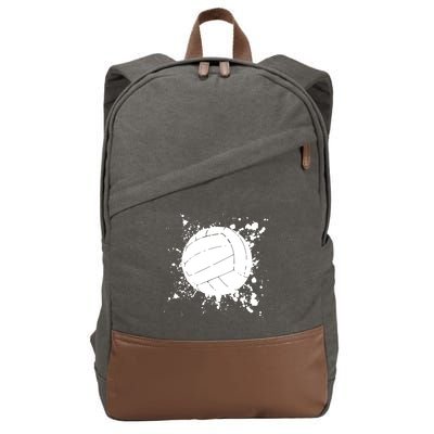 Volleyball Beach Volleyball Player Gift Cotton Canvas Backpack