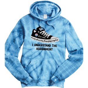 Vote Blue Tie Dye Hoodie