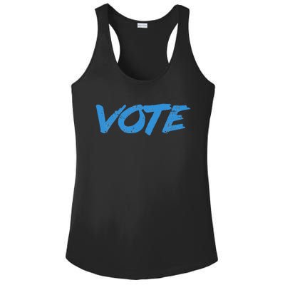 Vote Blue Ladies PosiCharge Competitor Racerback Tank