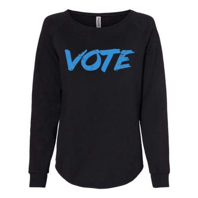 Vote Blue Womens California Wash Sweatshirt