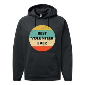 Volunteer | Best Volunteer Ever Performance Fleece Hoodie