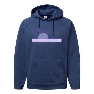 Virginia Beach Performance Fleece Hoodie