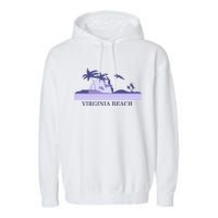 Virginia Beach Garment-Dyed Fleece Hoodie