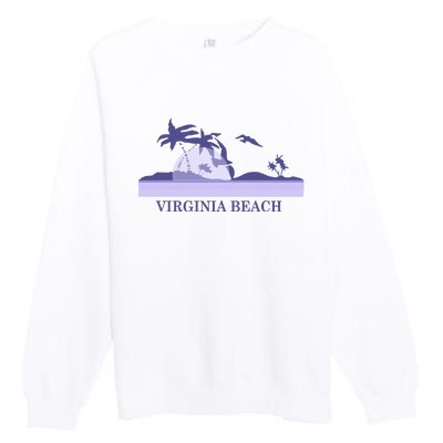 Virginia Beach Premium Crewneck Sweatshirt