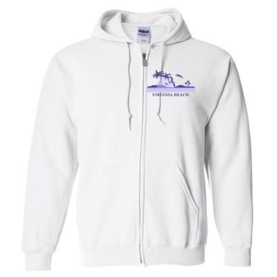 Virginia Beach Full Zip Hoodie