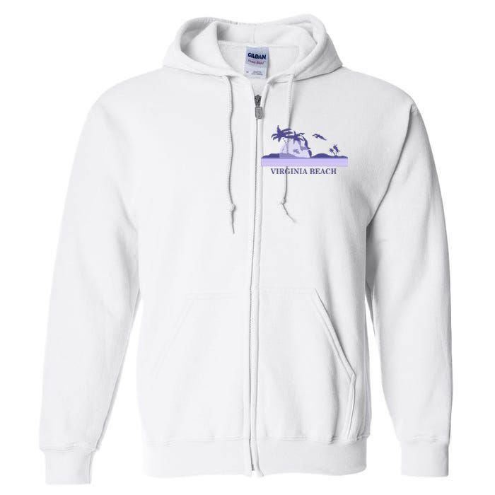 Virginia Beach Full Zip Hoodie