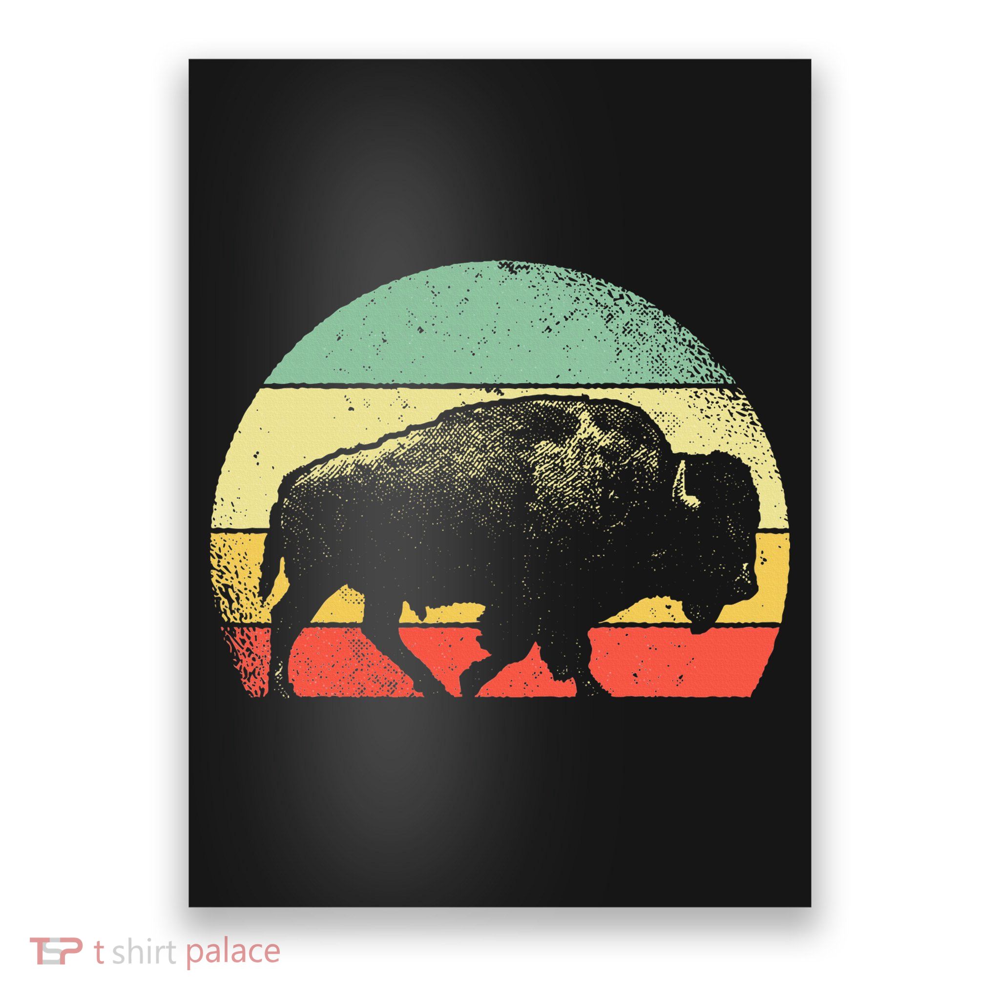 Vintage Buffalo Poster