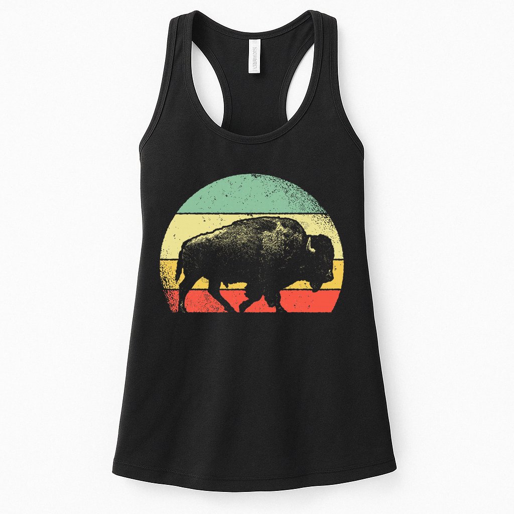Vintage Buffalo Womens Tank Top