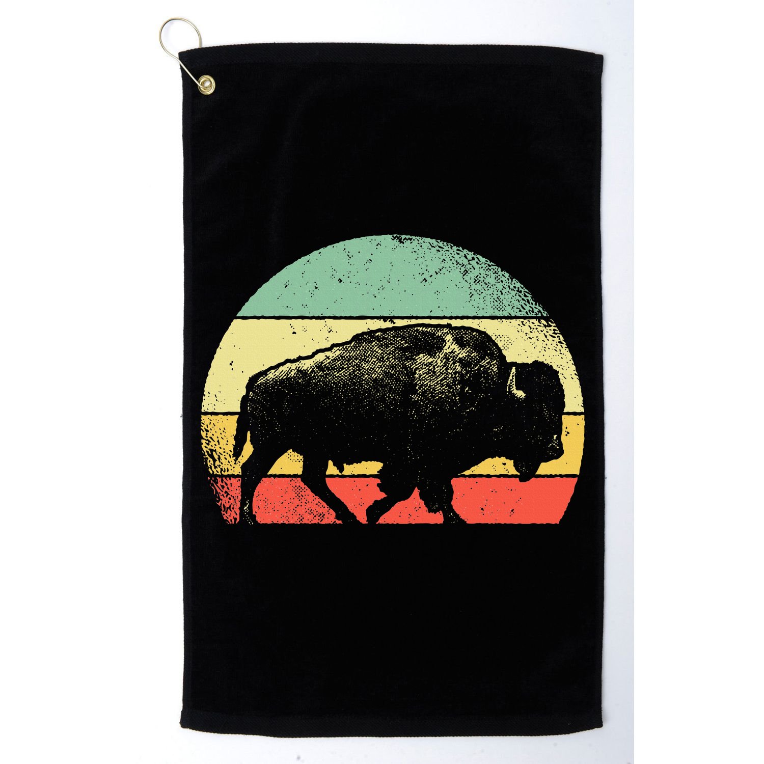 Vintage Buffalo Golf Towel