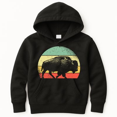Vintage Buffalo Kids Hoodie