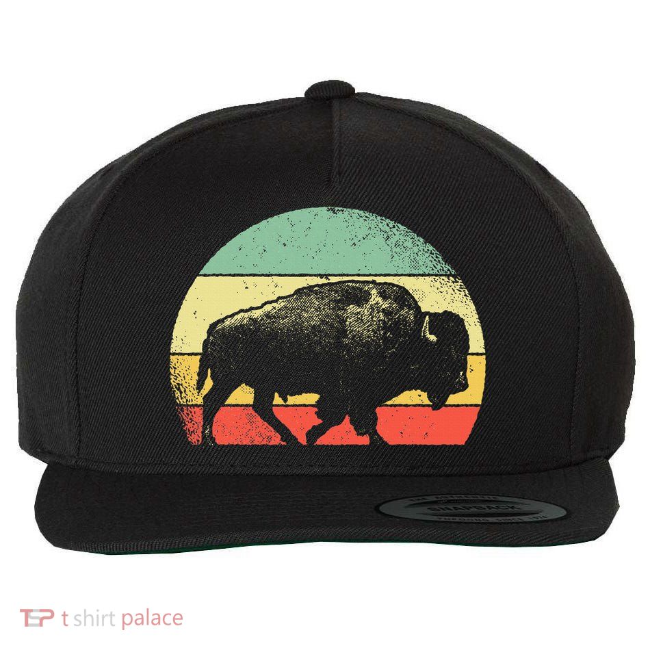Vintage Buffalo Wool Snapback Cap