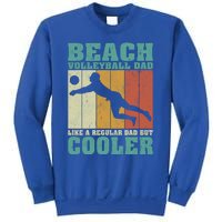 Vintage Beach Volleyball Dad Like A Regular Dad Fathers Day Gift Sweatshirt