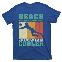 Vintage Beach Volleyball Dad Like A Regular Dad Fathers Day Gift T-Shirt