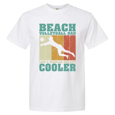 Vintage Beach Volleyball Dad Like A Regular Dad Fathers Day Gift Garment-Dyed Heavyweight T-Shirt