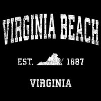 Virginia Beach Virginia Va Vintage Established Sports Design Bucket Hat