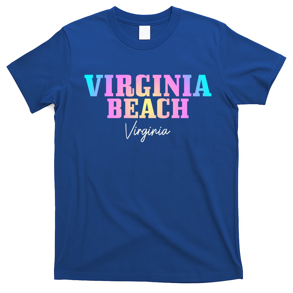 Virginia Beach Virginia Vintage Tie Dye Retro Vacation Gift T-Shirt