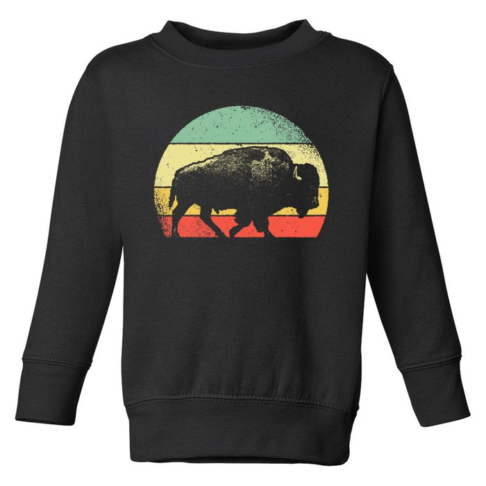 Vintage Buffalo Toddler Sweatshirt