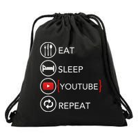 Video Blogger Vlogger Like Subscribe Podcaster Drawstring Bag