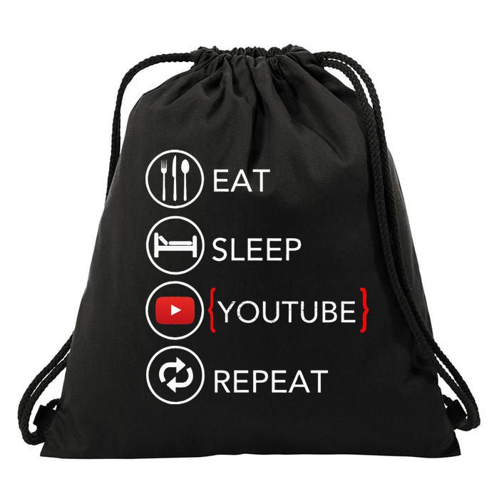 Video Blogger Vlogger Like Subscribe Podcaster Drawstring Bag