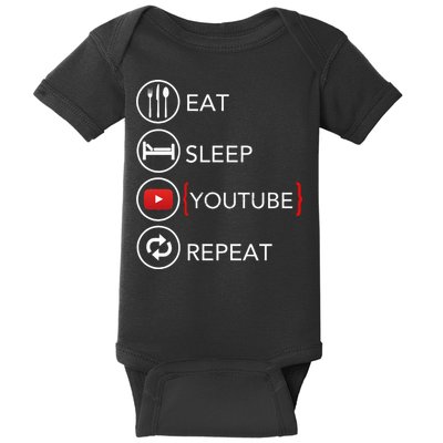 Video Blogger Vlogger Like Subscribe Podcaster Baby Bodysuit