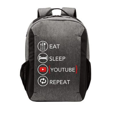 Video Blogger Vlogger Like Subscribe Podcaster Vector Backpack