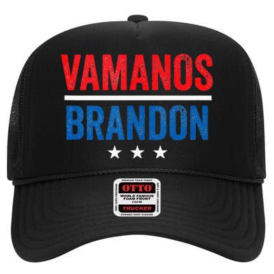 Vamanos Brandon High Crown Mesh Back Trucker Hat