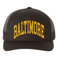 Vintage Baltimore Yupoong Adult 5-Panel Trucker Hat