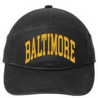 Vintage Baltimore 7-Panel Snapback Hat