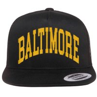 Vintage Baltimore Flat Bill Trucker Hat