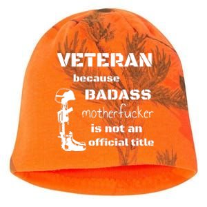 Veteran Badass Kati - Camo Knit Beanie