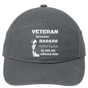 Veteran Badass 7-Panel Snapback Hat