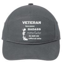 Veteran Badass 7-Panel Snapback Hat