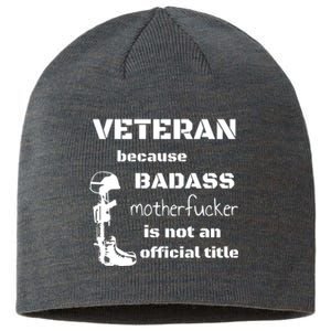 Veteran Badass Sustainable Beanie