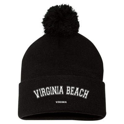 Virginia Beach Virginia Pom Pom 12in Knit Beanie