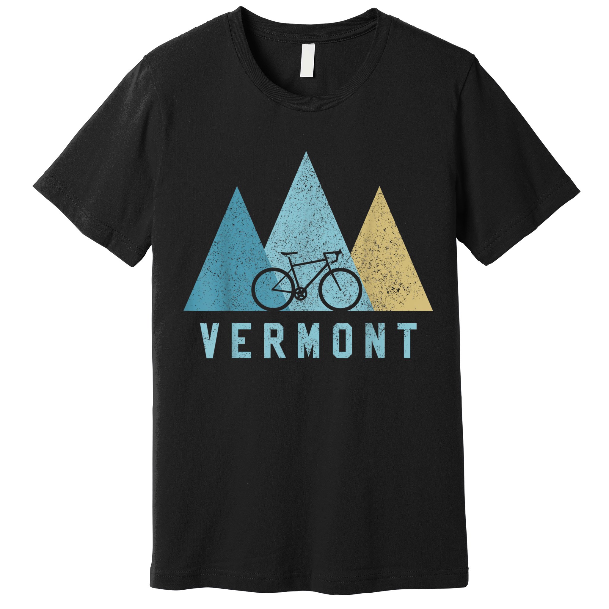 Vermont Bike Vintage Cycling Mountains MTB Bicycle Gift Premium T-Shirt