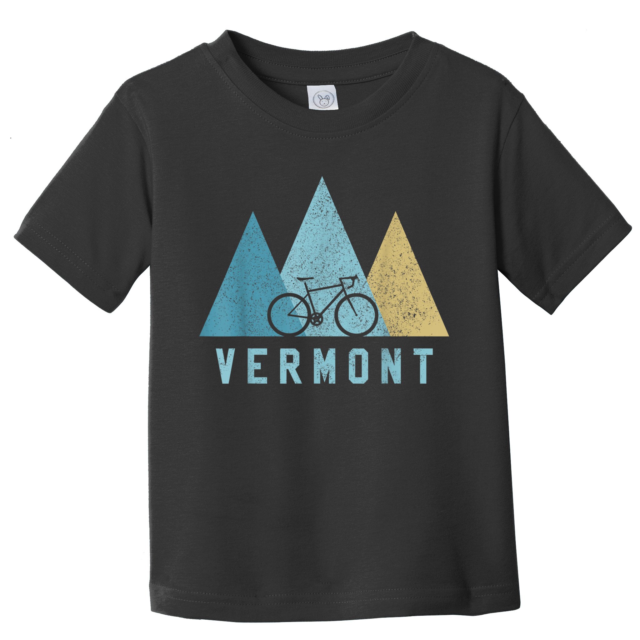 Vermont Bike Vintage Cycling Mountains MTB Bicycle Gift Toddler T-Shirt