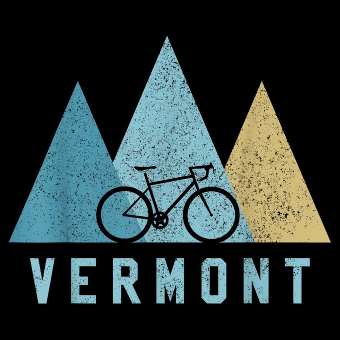 Vermont Bike Vintage Cycling Mountains MTB Bicycle Gift Kids Hoodie