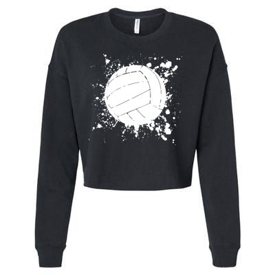 Volleyball Beach Volleyball Player Gift Great Gift Cropped Pullover Crew