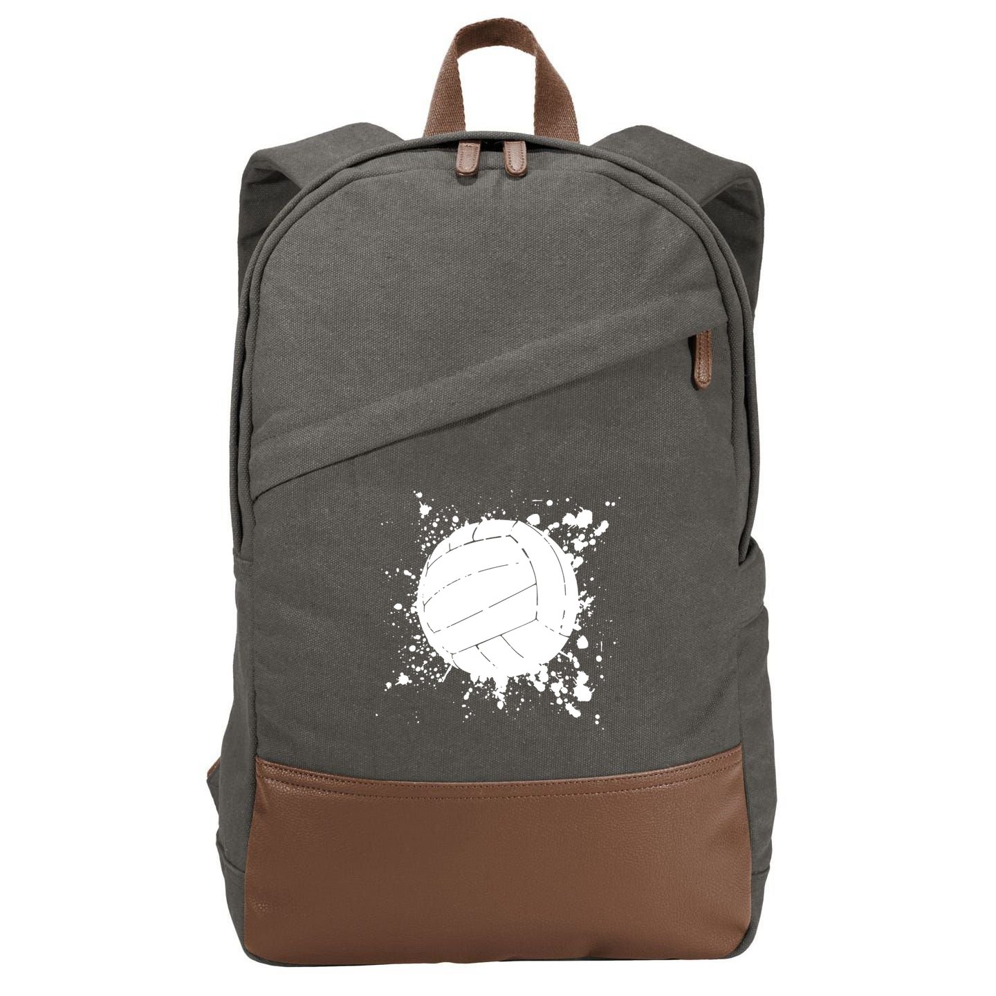 Volleyball Beach Volleyball Player Gift Great Gift Cotton Canvas Backpack