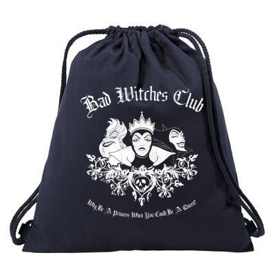 Villains Bad Witches Club Group Shot Graphic Drawstring Bag