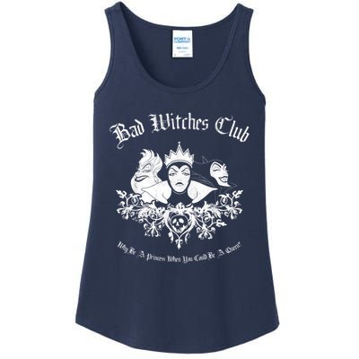 Villains Bad Witches Club Group Shot Graphic Ladies Essential Tank