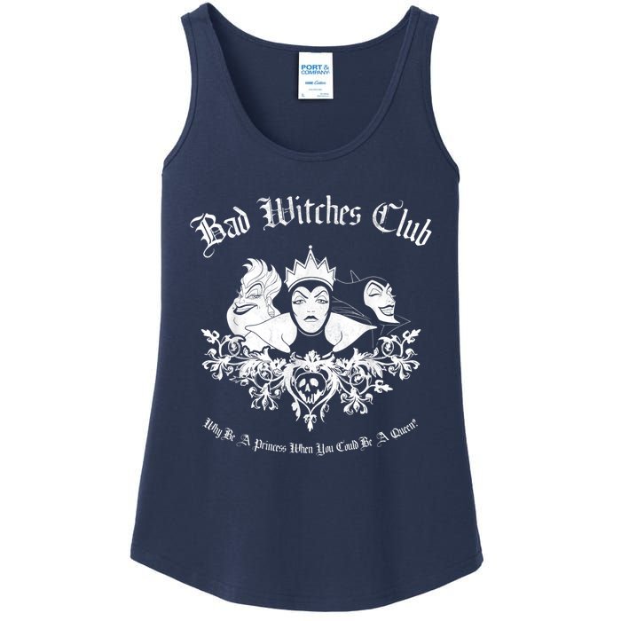 Villains Bad Witches Club Group Shot Graphic Ladies Essential Tank