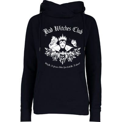 Villains Bad Witches Club Group Shot Graphic Womens Funnel Neck Pullover Hood