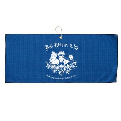 Villains Bad Witches Club Group Shot Graphic Large Microfiber Waffle Golf Towel